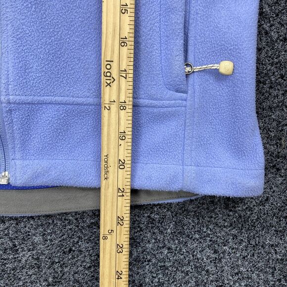 The North Face Fleece Jacket Women's Blue Full Zip WindWall Jacket Size XS - Picture 3 of 6